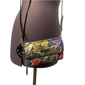 VERA BRADLEY |‎ “Falling Flowers” Mini Crossbody Bag + Wallet